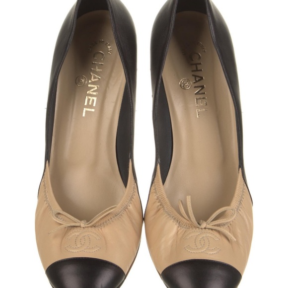 CHANEL Shoes - Copied photos-Women Chanel kitty heels in excellent condition.